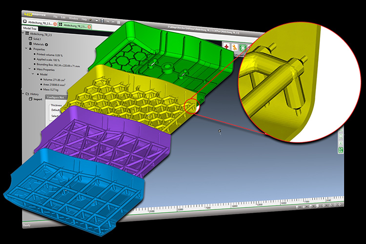Impresi�n 3D sin deformaciones de piezas de gran formato