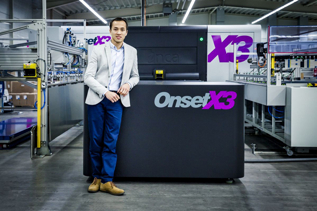 La imprenta serigráfica alemana Bachmann GmbH obtiene beneficios inmediatos con la Inca Onset X3