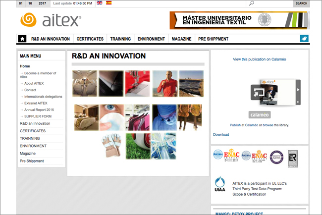 Aitex cuenta con Canon para renovar su parque de impresión y mejorar su productividad