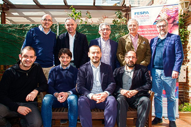 La nueva Junta Directiva de FESPA España celebró su primera reunión el 7 de marzo