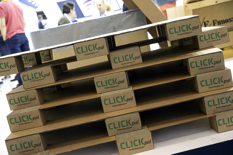 CLICKpal, nuevo palet de cartón de Font Packaging Group
