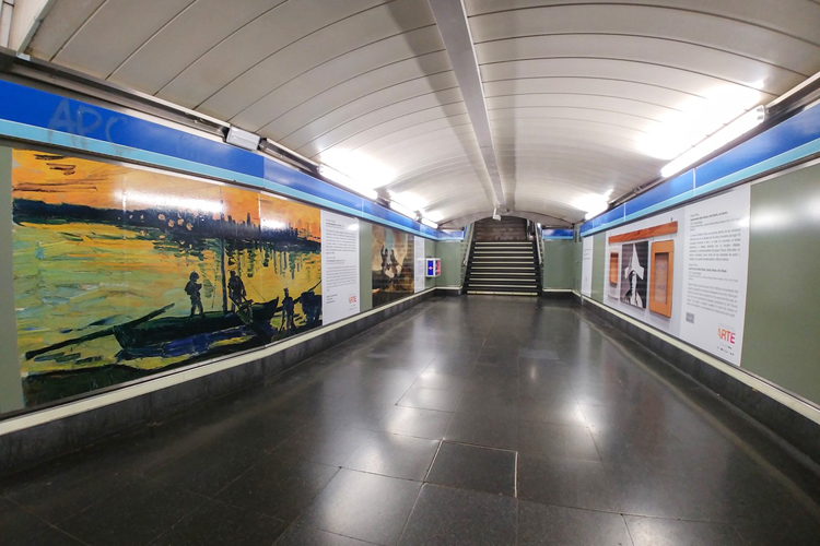 Atocha se convierte en Estación de Arte gracias a las tintas de última generación UVgel ultrarresistentes de Canon