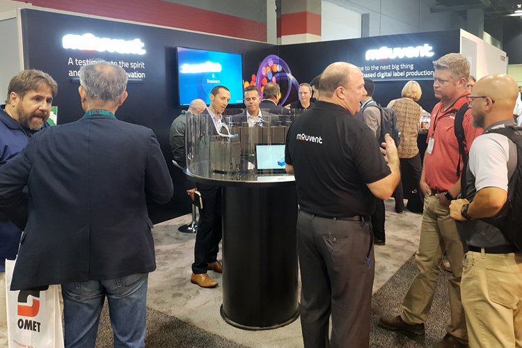 Mouvent deja huella en América con su imponente presentación en Labelexpo Americas 2018