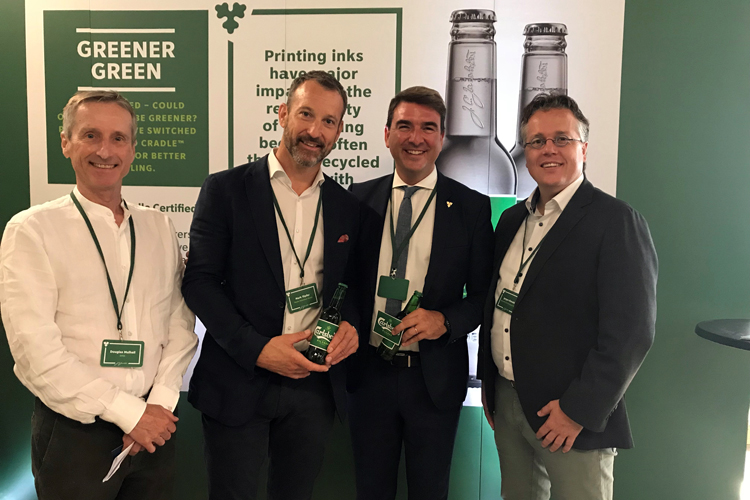 Carlsberg chose the global ink manufacturer hubergroup as main supplier for their beer labels