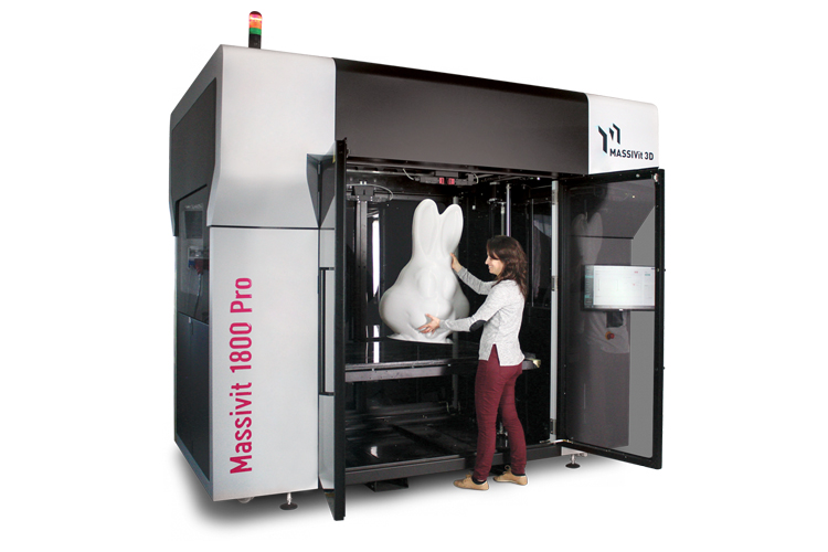 Massivit 3D presenta la nueva y versátil impresora 3D Massivit 1800 Pro