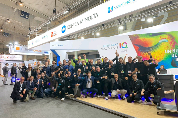 Konica Minolta triunfa en Graphispag 2019