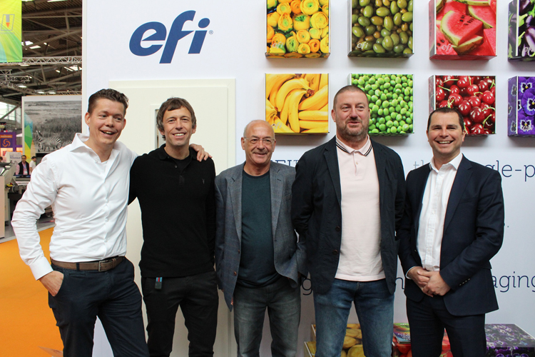 Primer fabricante británico de cartón compra la impresora single-pass de cartón ondulado EFI Nozomi