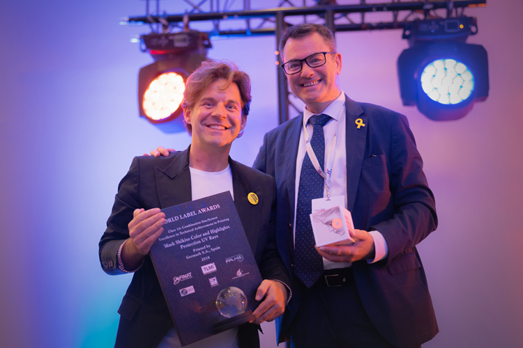 Germark, primera empresa española en ganar un premio de la World Label Association, considerados los Oscars del sector de las etiquetas