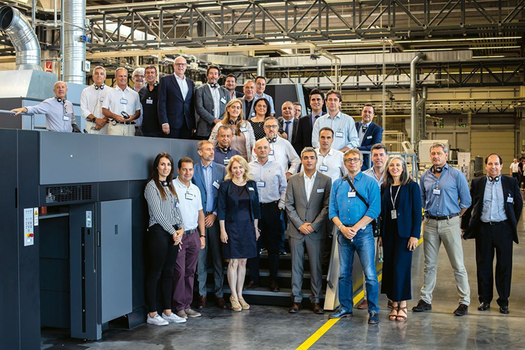 Visita a la sede de Heidelberg del Grupo de Fabricantes de Envases Plegables de ASPACK