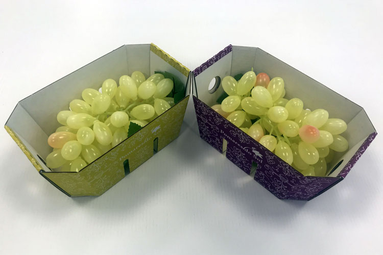 Smurfit Kappa desarrolla para un cliente una solución sostenible y biodegradable de cartón ondulado para uvas